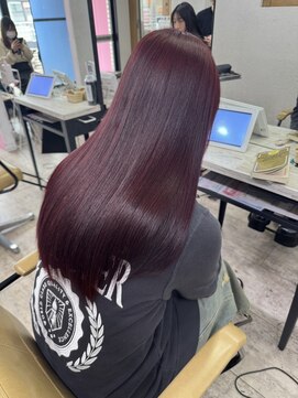 アジールヘア 所沢プロペ通り店(agir hair) ブリーチなし◎ピンクラベンダー透明感大人可愛い