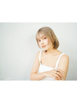 《橋本駅/21:00迄》“透明感/柔らかな質感”ハイライト/インナー/グラデ…ハイ透明感カラーは【seek】で♪