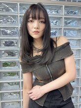 ニット(Knit) ハッシュカット×顔まわりレイヤー