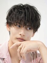 オーシャントーキョー 心斎橋(OCEAN TOKYO WEST) シャドウパーマシースルーラウンドマッシュ波巻きパーマウルフ