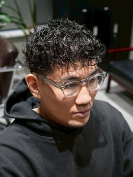 メッツ 原宿(METS) MEN'S/バロックパーマ×フェード/スペインカール