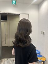 フリックヘアサロン 梅田茶屋町2号店(FLICK HAIR SALON)&nbsp;ミディアム/イルミナカラー/グレージュ/透明感ヘア