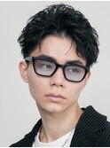 仙台アクティブショートルーズショートフェザーパーマ強め毛流れ