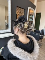 ユラ(YURA) カチモリヘアー 卒業式 韓国風