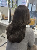 アフェクションカナヤマ(AffECTION kanayama)&nbsp;韓国　レイヤーカット　ブリーチ無し　ダブルカラー　髪質改善
