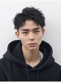 無造作アップバング