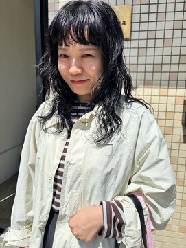 ハマモト ヤマ オオサカ(ハマモト Yama Osaka) ロングパーマヘア