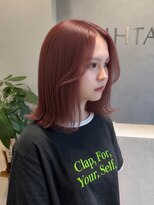 ヴィヒタ 川越 本川越(VIHTA.)&nbsp;ブリーチダブルカラーピンクベージュ川越本川越