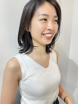 シアアルン 新小岩店(SHEER alun)&nbsp;◆艶感地毛風ミディアムで大人美人に【新小岩】