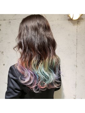 ブランシュ(Blanche) ユニコーンカラー、オーロラカラー