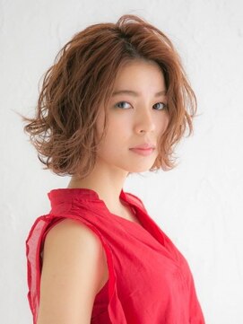 アース 浦添店(HAIR & MAKE EARTH)　 ゆるふわボブスタイル