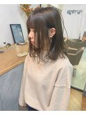 <sungooseTOKYO>毛先パーマアッシュブラウンウォーターフォール