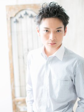 メンズヘア ビーセカンド 草加店(MENS HAIR B-2) ジェントルマン風ワイルドツーブロックD(草加)(メンズカット)