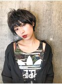 暗髪☆ハンサムマッシュショート