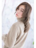 外人風カラーで女子力UP…フリンジウェーブセミディb