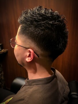 ヒロギンザ 御徒町店(HIRO GINZA) スキンフェード×パーマスタイル