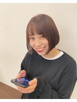 コンセプトトゥービー(Concept to be…) 透け感バングのミニボブ