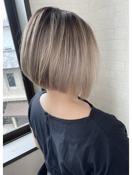 アルマヘア(Alma hair) 前下がりボブ★バレイヤージュ