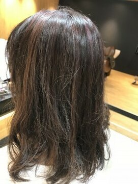 ヘアデザインクラフト(hair design CRAFT) 【CRAFT】ハイライト+イルミナカラーボルドー