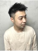 ツーブロック　ベリーショート