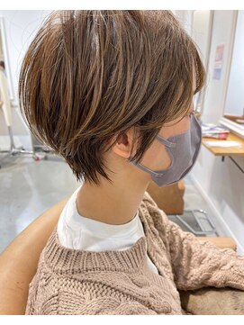 トリート 津田沼店(TREAT) 大人ショート×ミルクティーベージュ