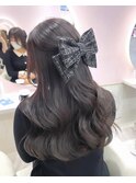 韓国ツヤカラーダークグレージュ