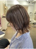 髪質改善グレージュカラーカーキベージュレイヤーロング錦糸町