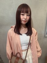 ロンドエニカ 大宮(Lond enika)&nbsp;ブリーチなし！アプリコットオレンジカラー　大宮