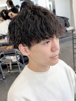 フィフス 渋谷(fifth)&nbsp;メンズマッシュ波巻きスパイラルパーマツイストスパイラルパーマ