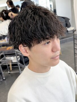 フィフス 渋谷(fifth) メンズマッシュ波巻きスパイラルパーマツイストスパイラルパーマ