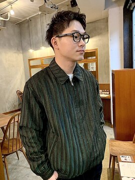 テテコケット(tete coquette) メンズショート×ニュアンスパーマ