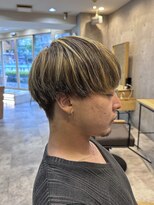 ヒート トウキョウ 目黒店(HEAT TOKYO) ハイライト 刈り上げマッシュ