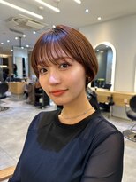 ジーナ 南草津(Zina)&nbsp;髪質改善＊オリーブベージュコンパクトショート＊【Zina南草津】