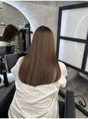 髪質改善ストレート×アディクシーカラー