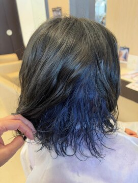 ヘアショップエヌアンドエー 久喜 栗橋店(hairshop N&A) ブルーカラー/インナーカラー/艶カラー