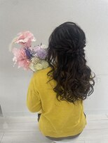 シュシュ(shushu)&nbsp;ハーフアップ♪