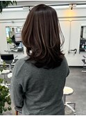 ハイライトバレイヤージュダブルカラーケアブリーチ30代40代