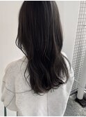 セピアグレージュ/グレージュカラー/セミロング