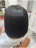 ボブ×髪質改善縮毛矯正