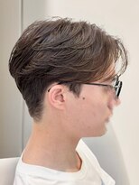 ビッケメンズヘア(Vicke Men's hair) ニュアンスパーマセンターパートメンズパーマメンズサロン韓国