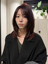 エイチ(811)&nbsp;ハンサムショートタッセルボブパーマレイヤーボブハイライト