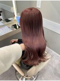 【グラデーションピンクベージュ】