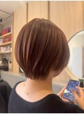 大人丸みショート/暖色カラー/流山おおたかの森