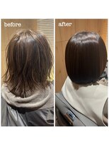 カラー&髪質改善＆ヘッドスパ専門店&nbsp;寒色系クールブラウン
