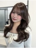 【Hina天神美容室】グレージュ×レイヤーカット