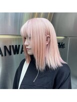 インク 渋谷(INK.)&nbsp;ミルクティーブロンドニュアンスウルフワンホンレイヤー渋谷
