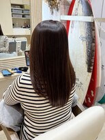 ジェニュイン(genuine) ロングレイヤー/ナチュラルブラウン