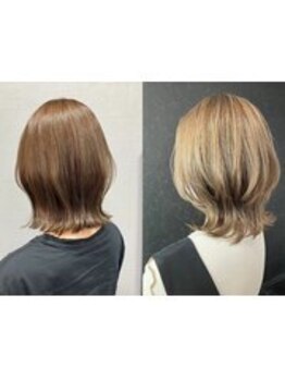 ambitious 東大和店【アンビシャス】【7月上旬OPEN（予定）】の写真/大人女性におすすめ！気になる白髪まずは白髪ぼかしハイライトでファッショナブルに！
