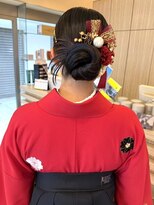 ビューティシモ 川越(Beautissimo) ヘアアレンジ タイトシニヨン お団子アップ 和装 成人式 卒業式
