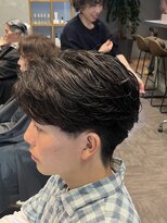 スタイルメンズ 藤沢(STYLE MEN)&nbsp;STYLE MENメンズカットリバースセンターパートニュアンスパーマ